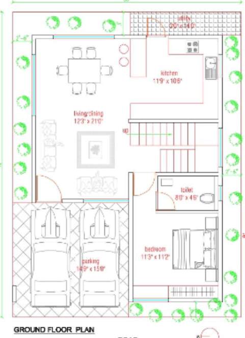  eco city Floor Plan Ground Floor Plan