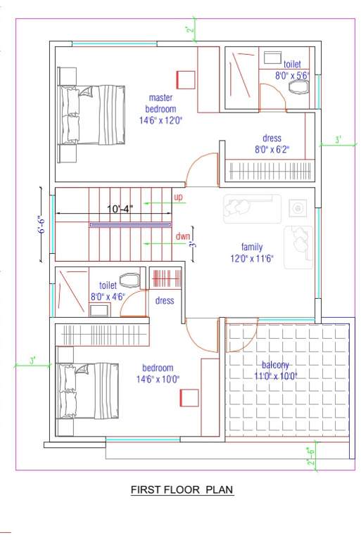  eco city Floor Plan First Floor Plan