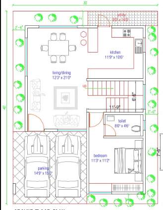  eco city Floor Plan Ground Floor Plan