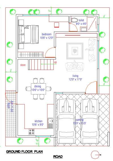  eco city Floor Plan Ground Floor Plan