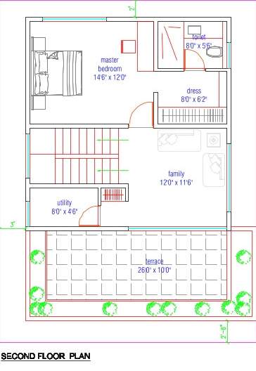  eco city Floor Plan Second Floor Plan