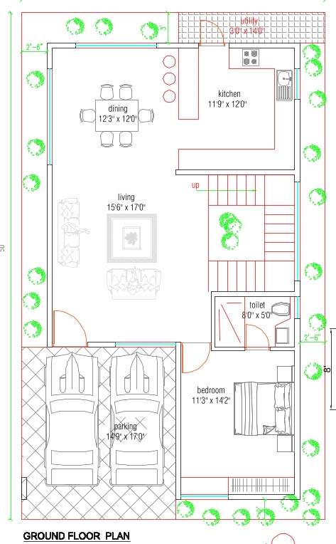  eco city Floor Plan Ground Floor Plan