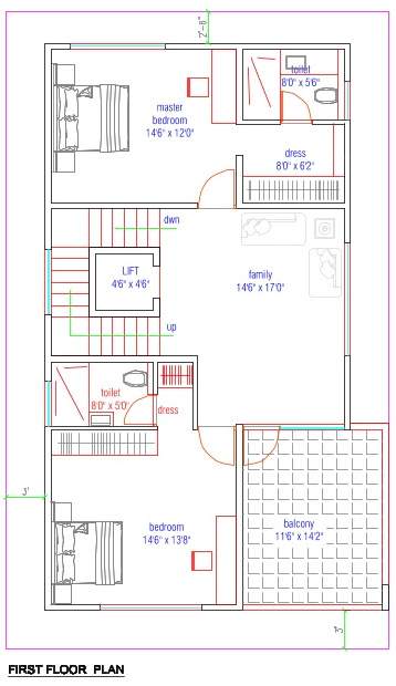  eco city Floor Plan First Floor Plan