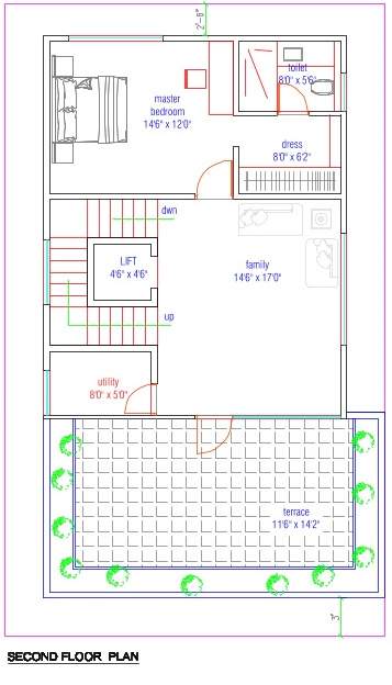  eco city Floor Plan Second Floor Plan