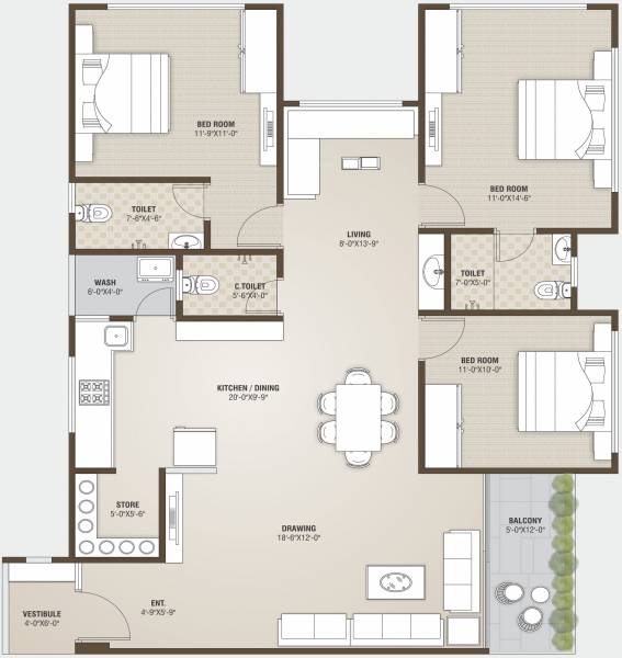  keshar-harmony Floor Plan Floor Plan