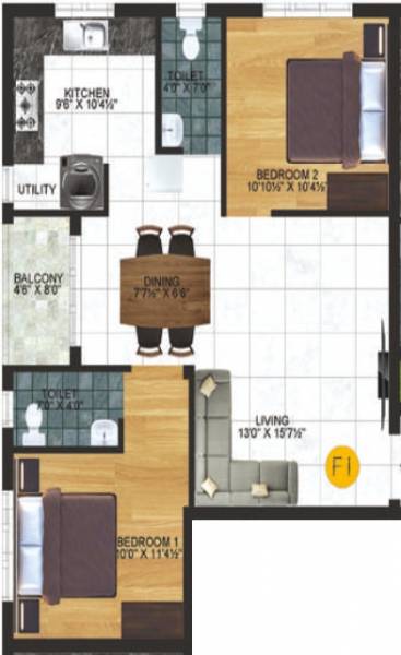  royal-sabari-apartments Floor Plan Floor Plan