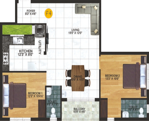  royal sabari apartments Floor Plan Floor Plan