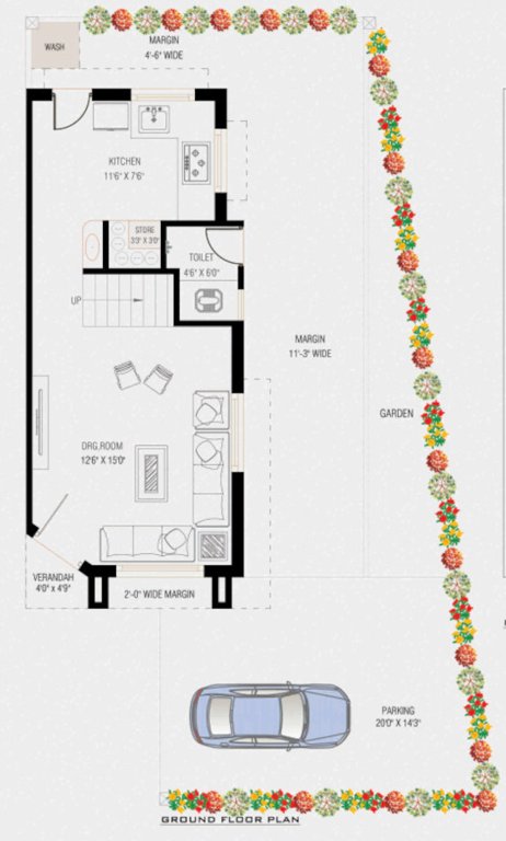  valencia Floor Plan Ground Floor Plan