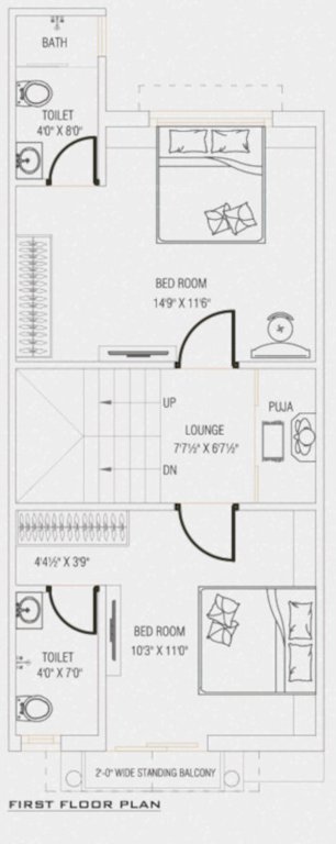  valencia Floor Plan First Floor Plan