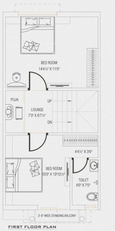  valencia Floor Plan First Floor Plan