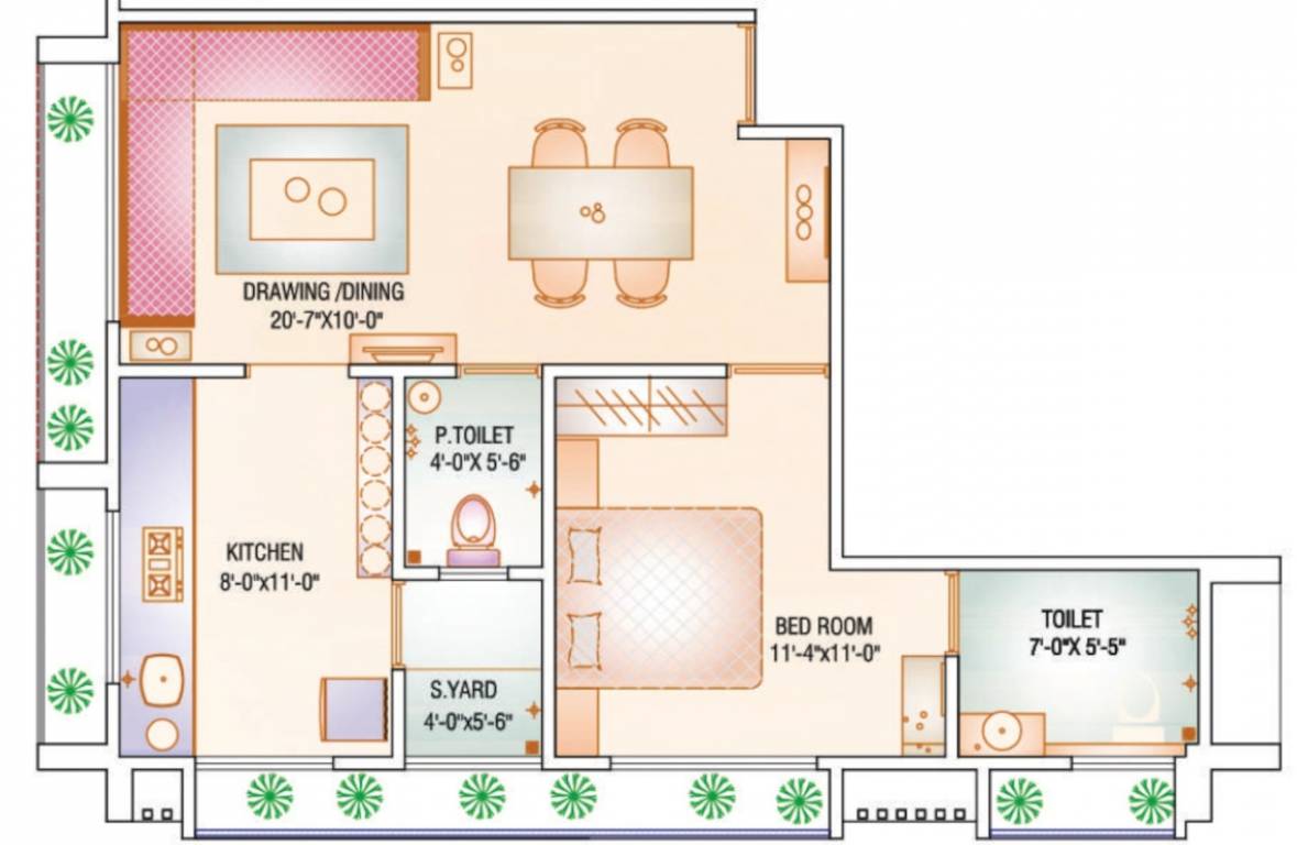  residency Floor Plan Floor Plan