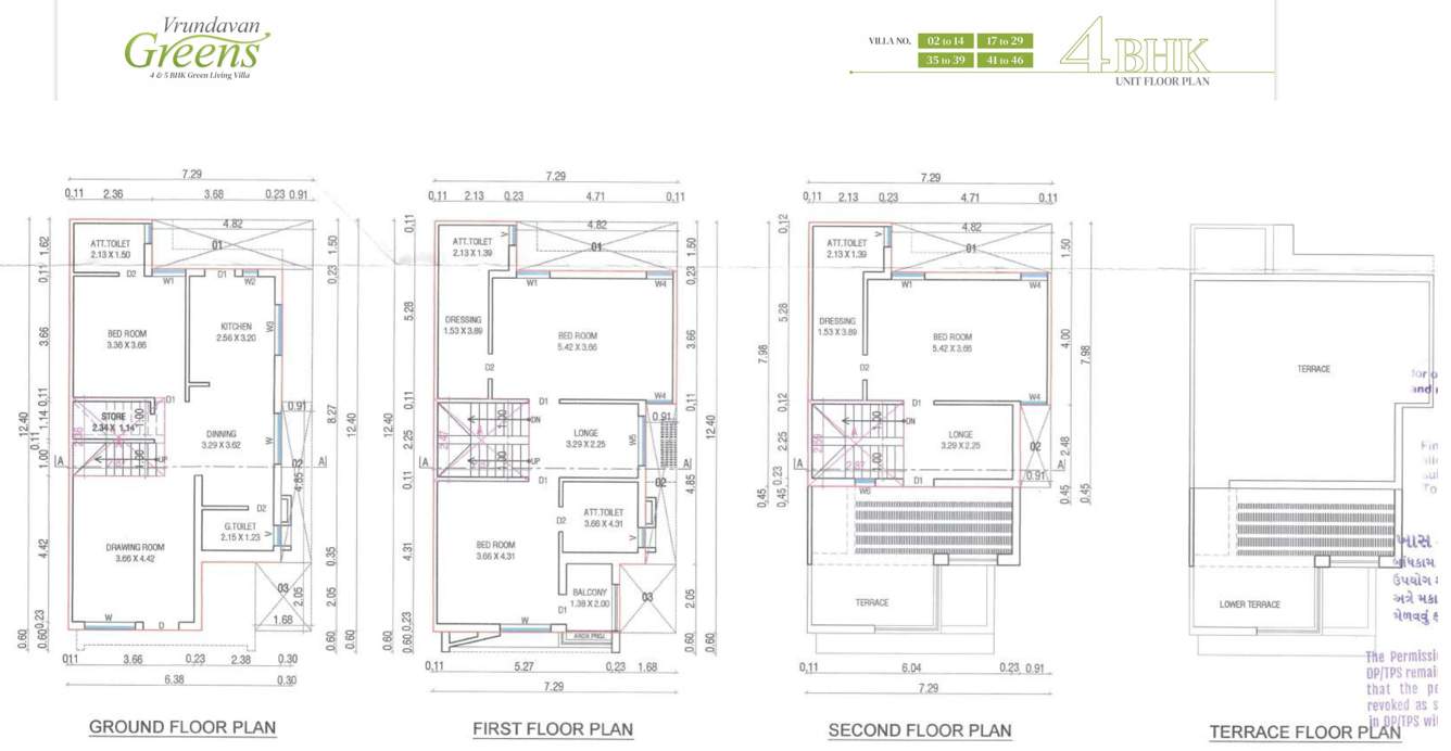  vrundavan greens Floor Plan Floor Plan