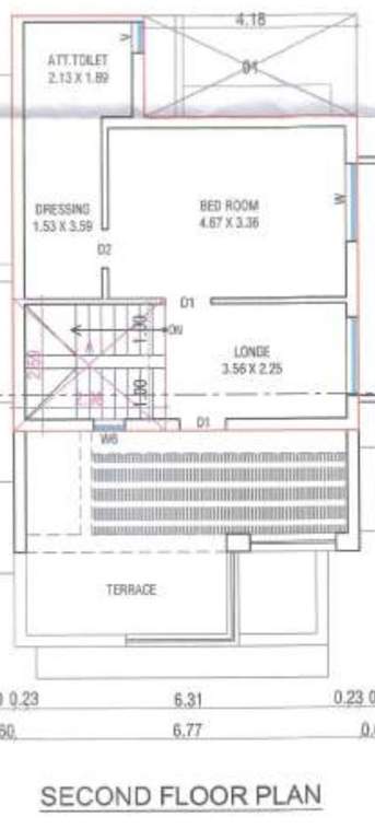  vrundavan greens Floor Plan Second Floor Plan