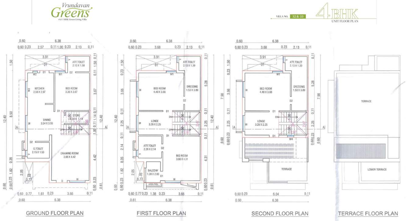  vrundavan greens Floor Plan Floor Plan