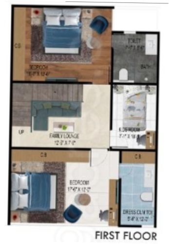 First Floor Plan green-villa-2 Floor Plan First Floor Plan