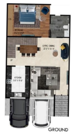  green villa 2 Floor Plan Ground Floor Plan