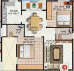 MC Jyothi Enclave (2BHK+2T (1,015 sq ft) 1015 sq ft)