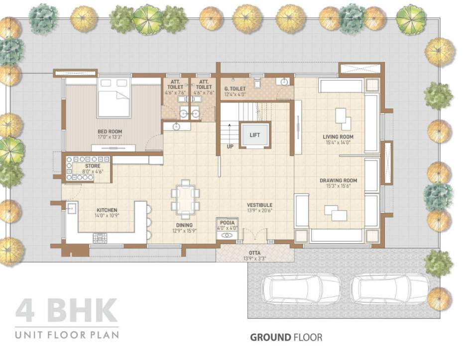  ratna Floor Plan Ground Floor Plan