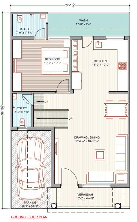  swetayan villa Floor Plan Ground Floor Plan