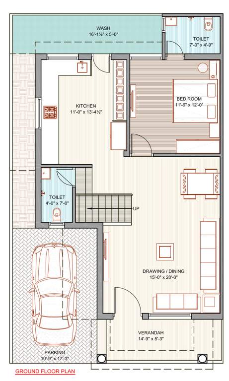  swetayan villa Floor Plan Ground Floor Plan