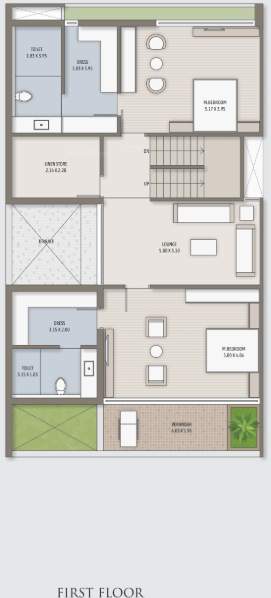  shree saral paradise and sky luxuria villa Floor Plan First Floor Plan