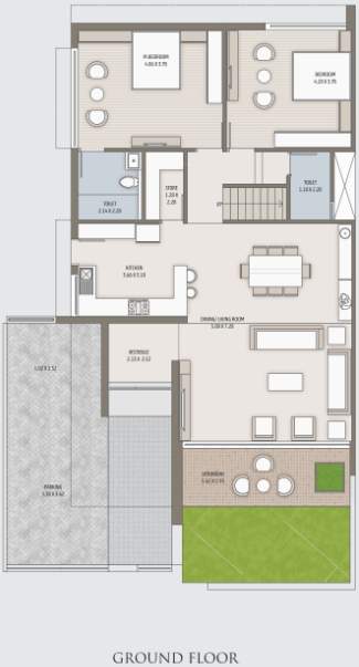  shree saral paradise and sky luxuria villa Floor Plan Ground Floor Plan