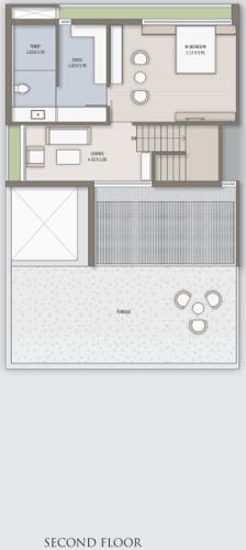  shree-saral-paradise-and-sky-luxuria-villa Floor Plan Second Floor Plan