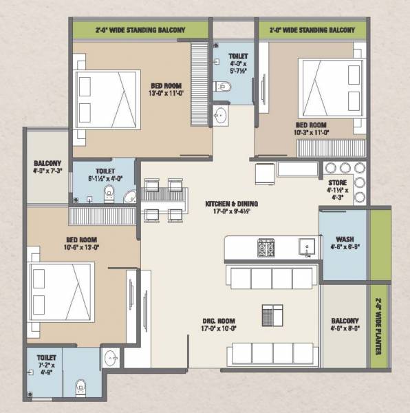  prabhuvan-skyline Floor Plan Floor Plan