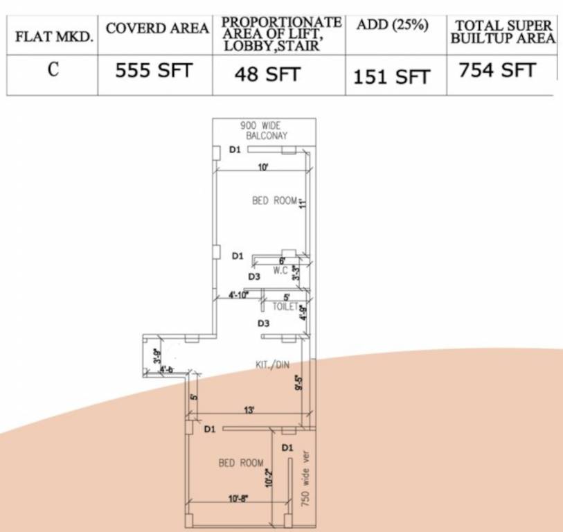 Floor Plan pinnacle residency Floor Plan Floor Plan