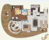 moderne Floor Plan Upper Level Duplex Plan