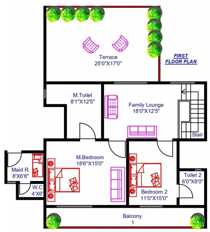Upper Level Duplex Plan moderne Floor Plan Upper Level Duplex Plan