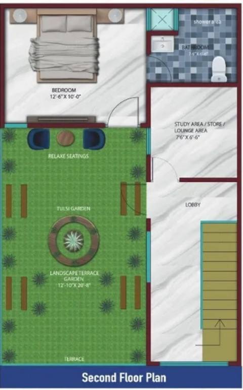 Terrace Floor Plan aangan vatika Floor Plan Terrace Floor Plan