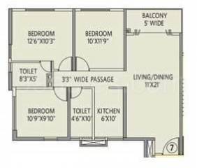  siddha-galaxia Floor Plan Floor Plan