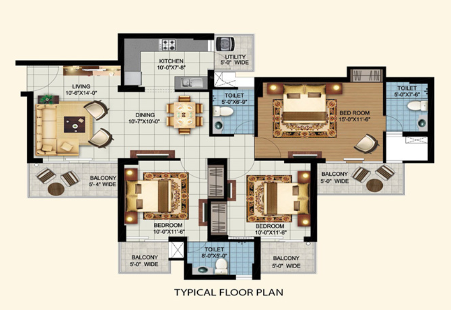 Floor Plan eros sampoornam 2 Floor Plan Floor Plan