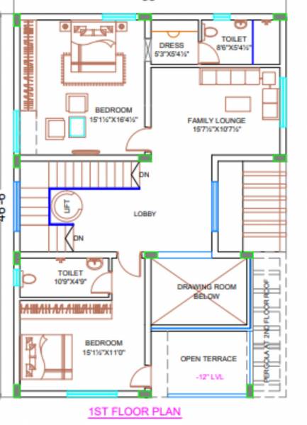  iqon-west-villas Floor Plan First Floor Plan