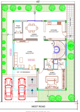  iqon west Floor Plan Ground Floor Plan
