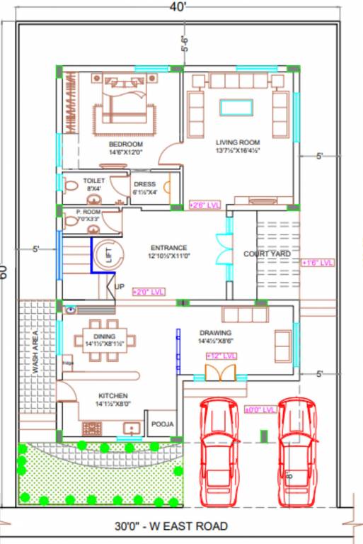  iqon west Floor Plan Ground Floor Plan
