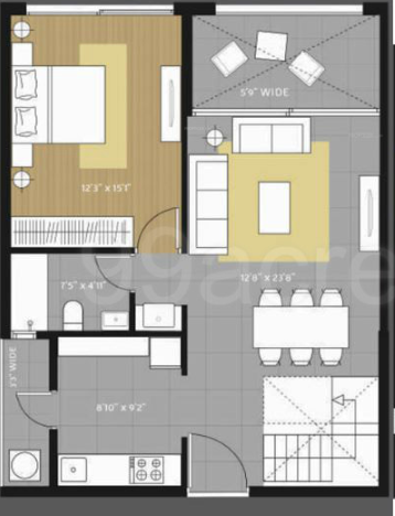  future towers Floor Plan Lower Level Duplex Plan