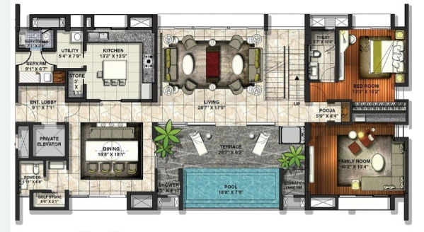  belmondo Floor Plan Upper Level Duplex Plan