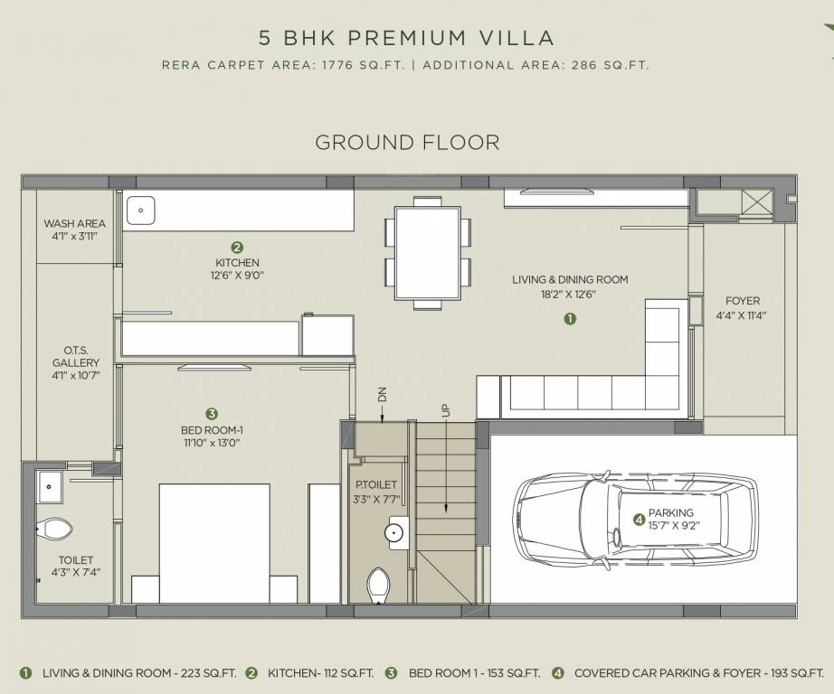 forest trails Floor Plan Ground Floor Plan