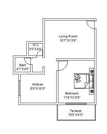Floor Plan konark virtue Floor Plan Floor Plan