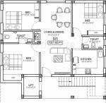 Victory Majesty (3BHK+2T (1,027 sq ft) 1027 sq ft)