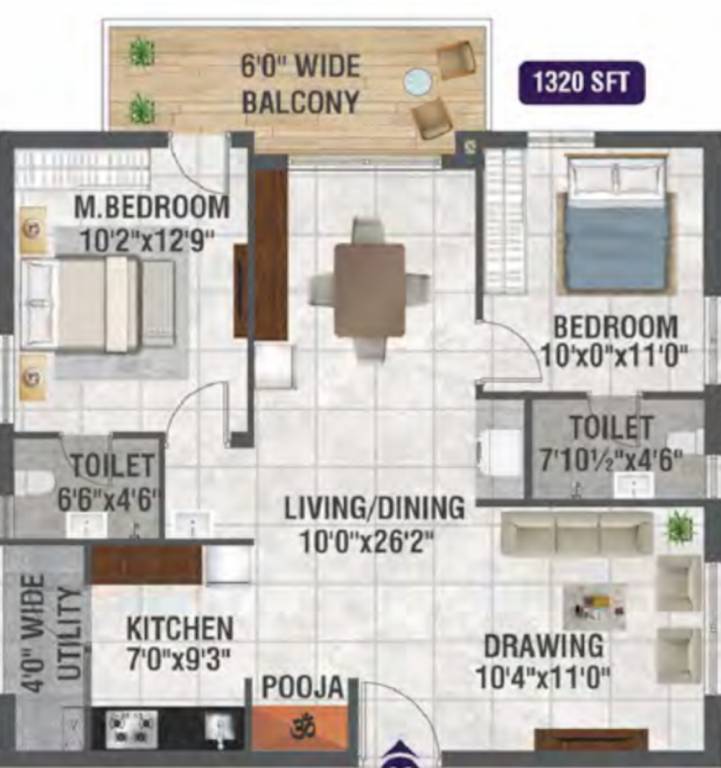  crystal luxury apartments Floor Plan Floor Plan