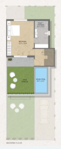  shree-hari-bungalows Floor Plan Second Floor Plan