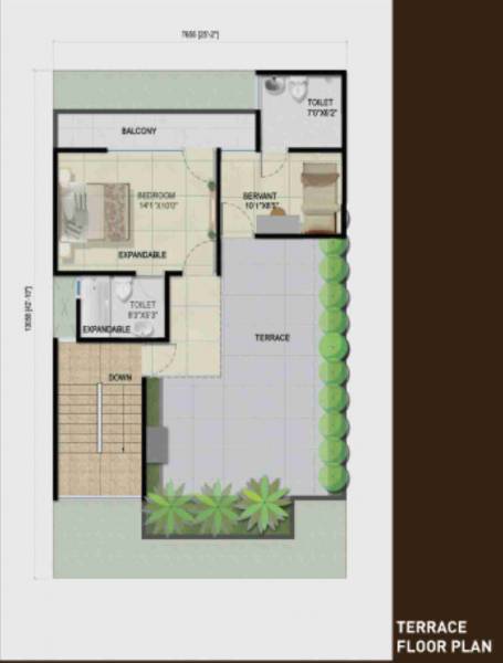Second Floor Plan green-villas-2 Floor Plan Second Floor Plan