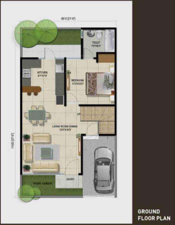 green villas 2 Floor Plan Ground Floor Plan