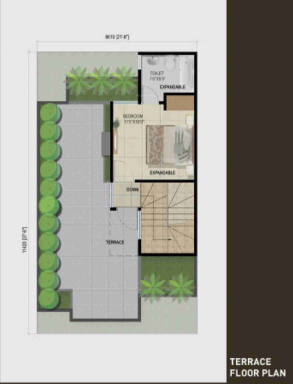 Second Floor Plan green villas 2 Floor Plan Second Floor Plan
