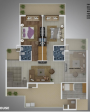 Upper Level Duplex Plan  el-spazia Floor Plan Upper Level Duplex Plan