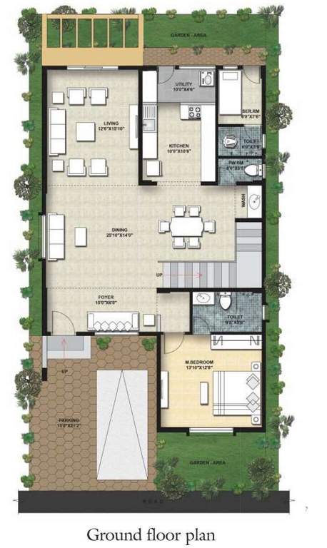  golden enclave Floor Plan Ground Floor Plan