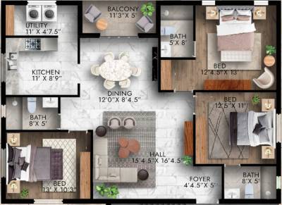  lalith-ananth Floor Plan Floor Plan